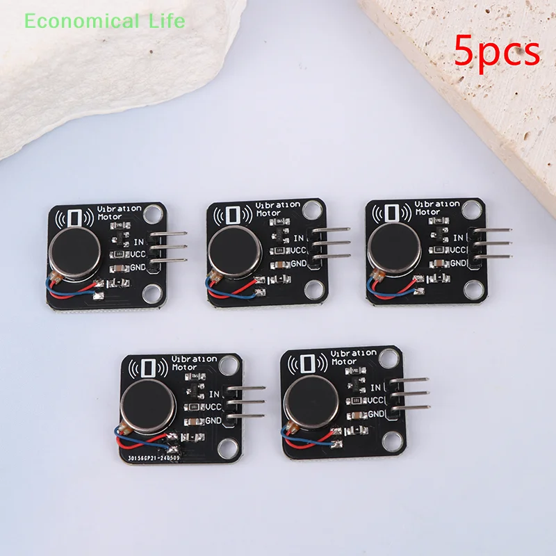 5Pcs PWM Vibration Motor Switch Toy Sensor Module DC 5V Mobile Phone Vibrator For MEGA2560 R3 DIY Kit 9000RPM Minimum