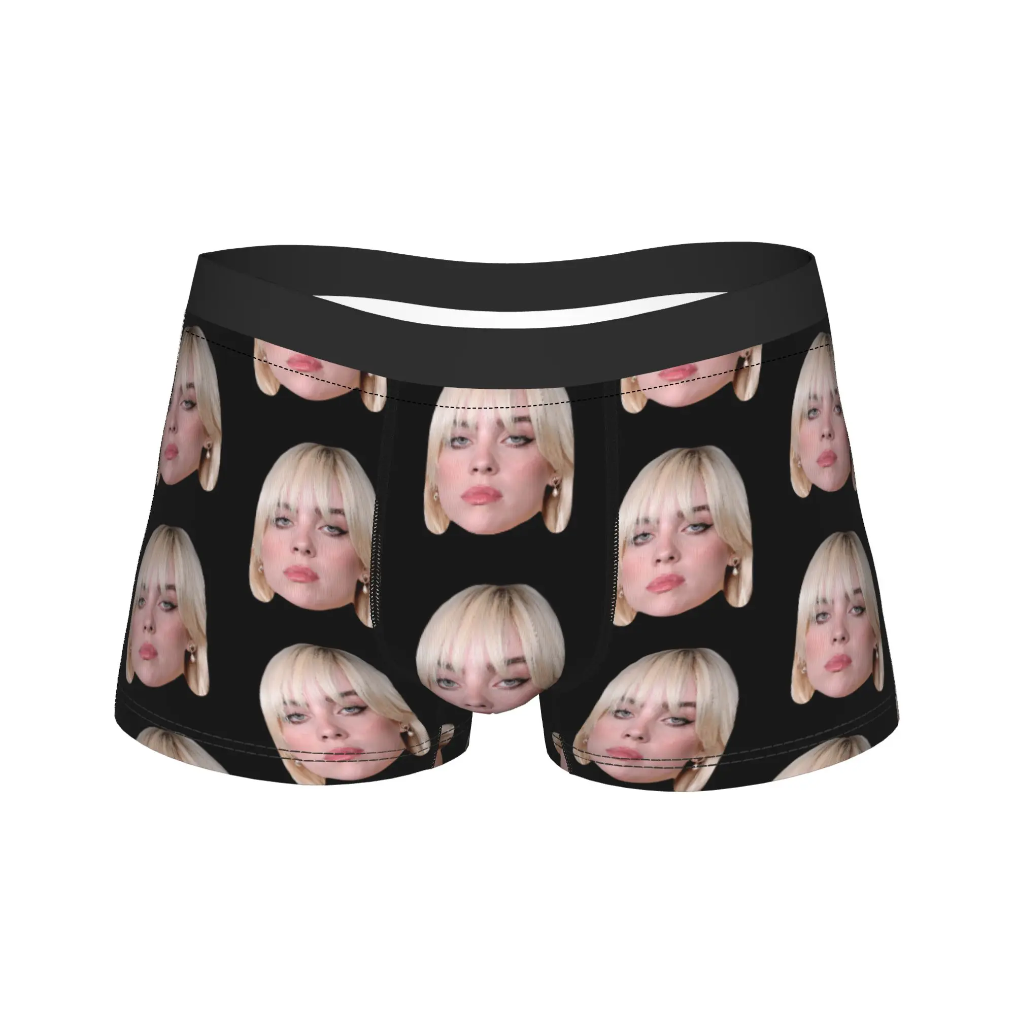 

Men Billied Boxer Briefs Shorts Panties Soft Underwear Homme Humor Plus Size Underpants