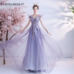 Purple Evening Prom Dresses for Women 2023 Summer Sexy Elegant Long  Diamond Sequins Homecoming Bridesmaid Wedding Party Dress