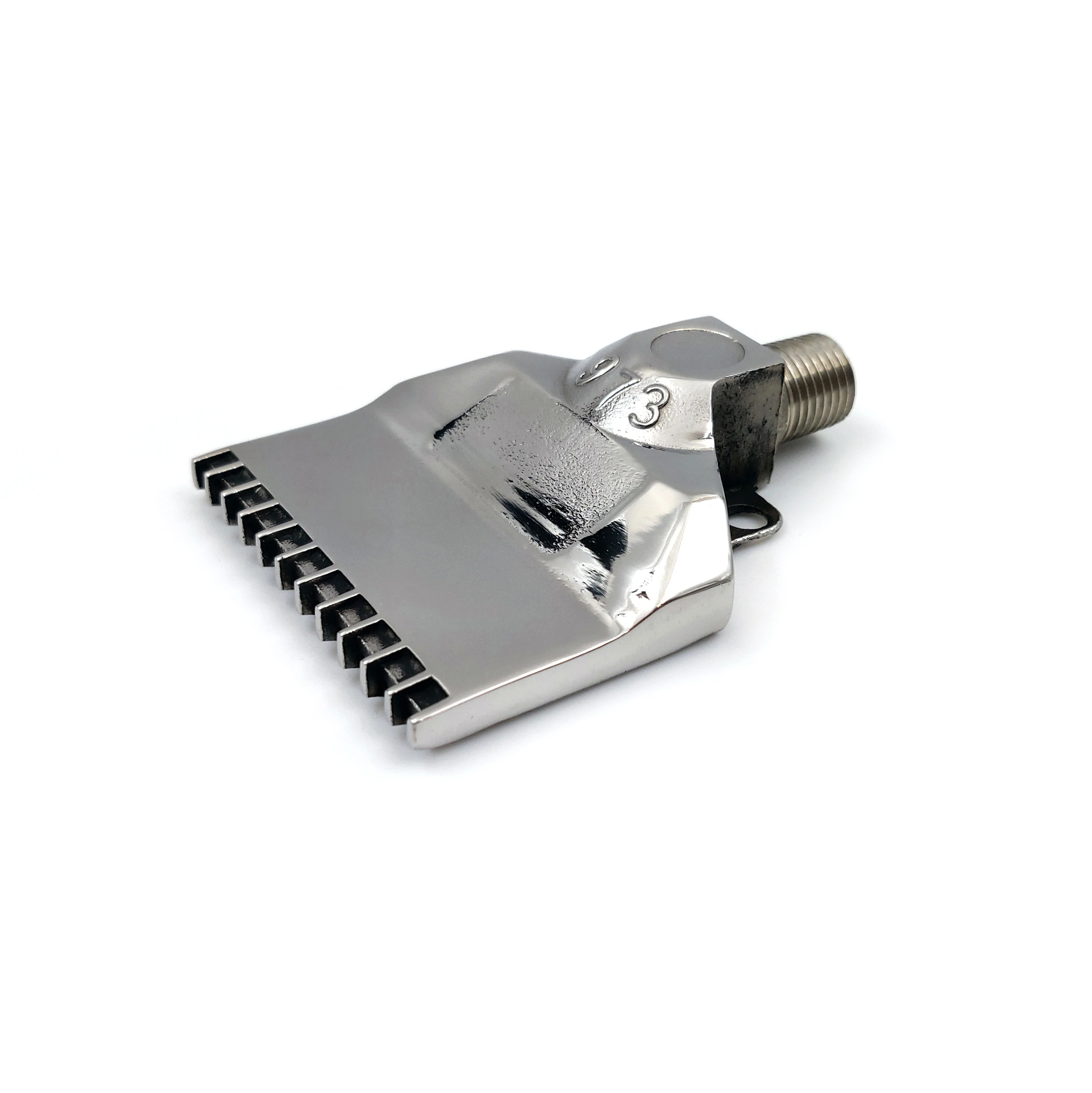 Stainless Steel 727 Flat Air Knife Nozzle 1/4 Inch 16 Holes Air Blowing Nozzle Compressed Air Jet Clean