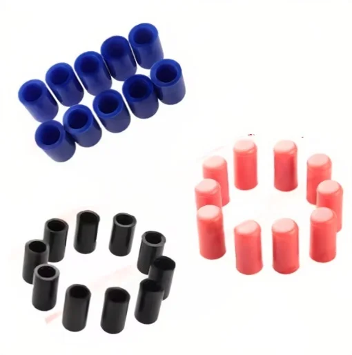 10PCS Black/Blue/Red Blanking Cap Intake Vacuum Hose End Bung ID 16mm 19mm 22mm 25mm 30mm 32mm