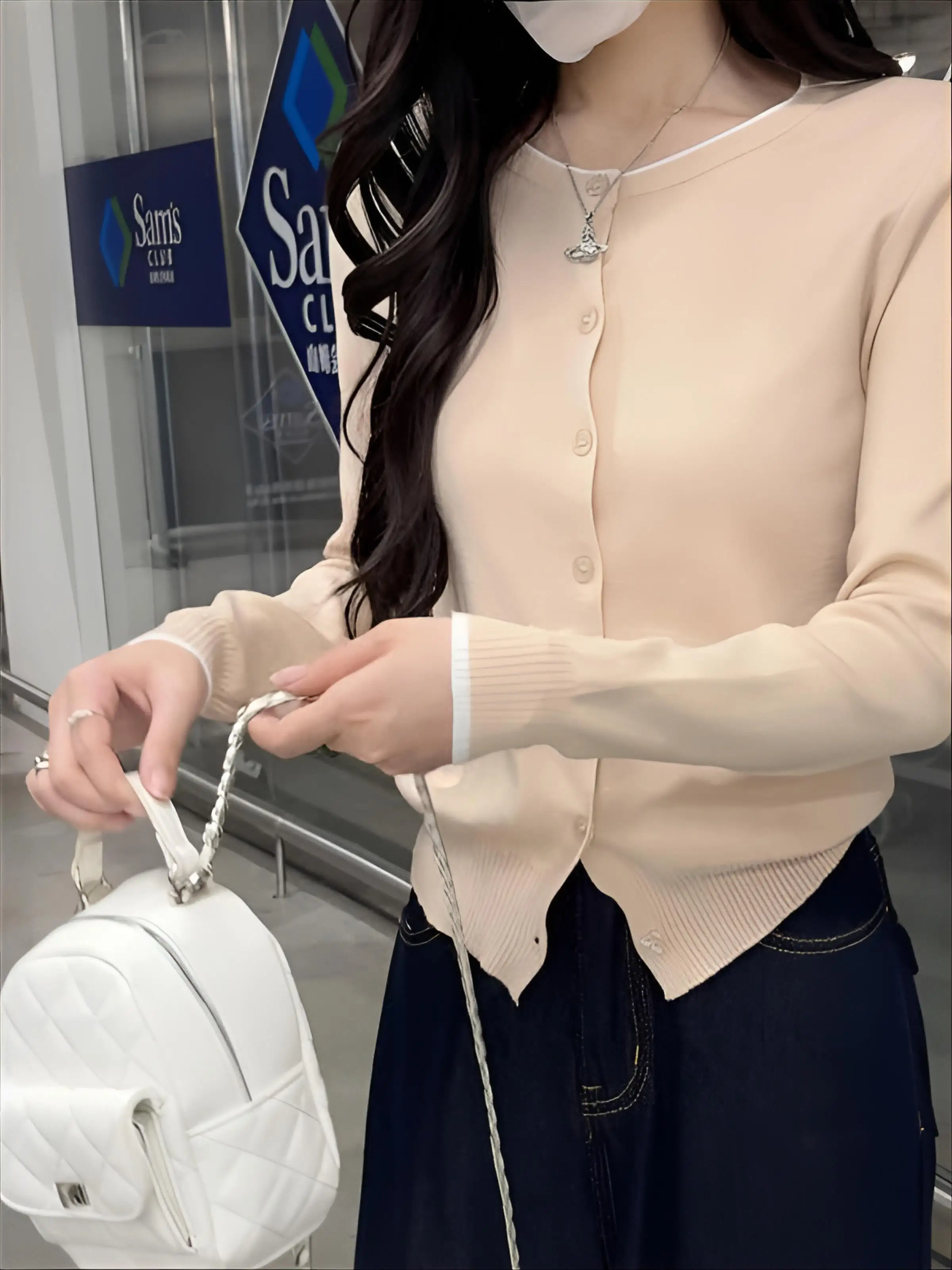 

Cardigans Informal Sweaters Womens Spring Linen Mid-Sleeve Panelled Asymmetric Striped Exquisite Outwears Sweetheart Streetwear