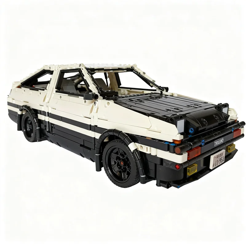 2258pcs MOC Technical 1 10 Toyotaes AE86 Trueno 