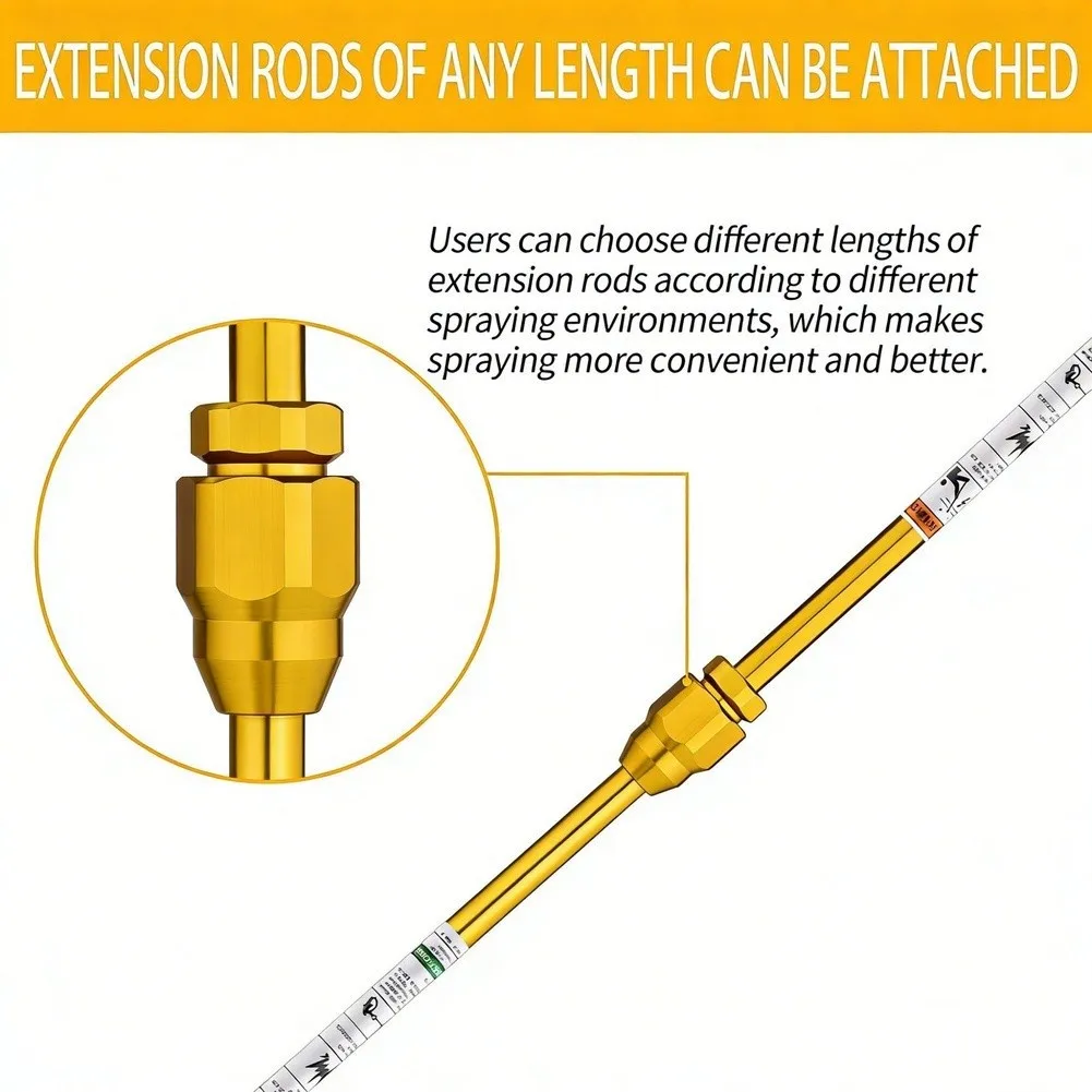 Aluminum Extension Rod for Airless Spray Machines Supporting Consistent Atomization and Leak-Resistant Operation