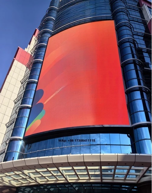 IP66 Waterproof 3840Hz High Refresh 5000 Brightness Sunlight Readable Outdoor Full Color LED Screen P2.6 500x1000mm Profile