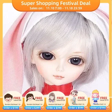 Minifee Soo Doll BJD 1/4 Active Moe Line High Quality Smile Fairies Toys For Girls FL Fairyland Oueneifs