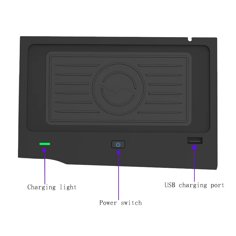 Car wireless charger mobile phone charger charging pad panel trim for Nissan Teana J33 Altima L33 2019 2020 2021 accessories