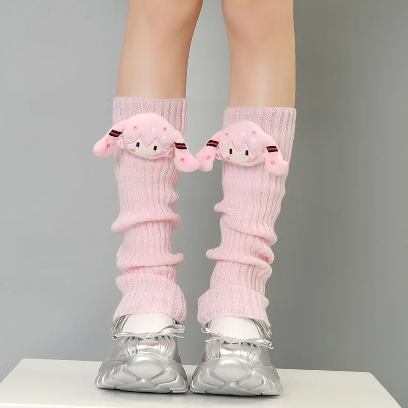 Hatsune Miku New Socks Autumn and Winter Warm Stockings Anime Cartoon Pattern Kawaii Friend Birthday Gift view 2