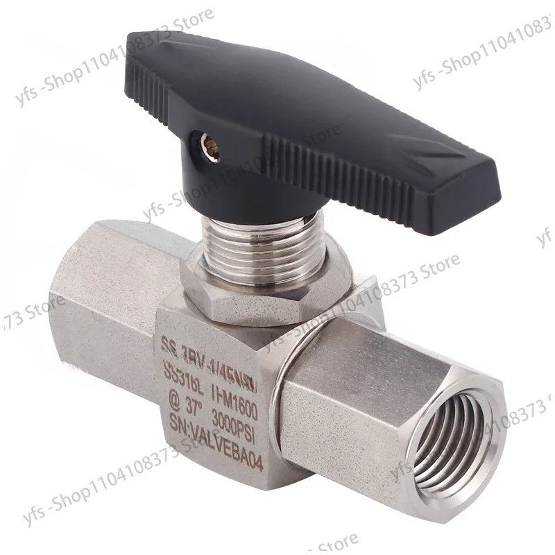 

Two-way ball valve, ferrule high-pressure globe ferrule