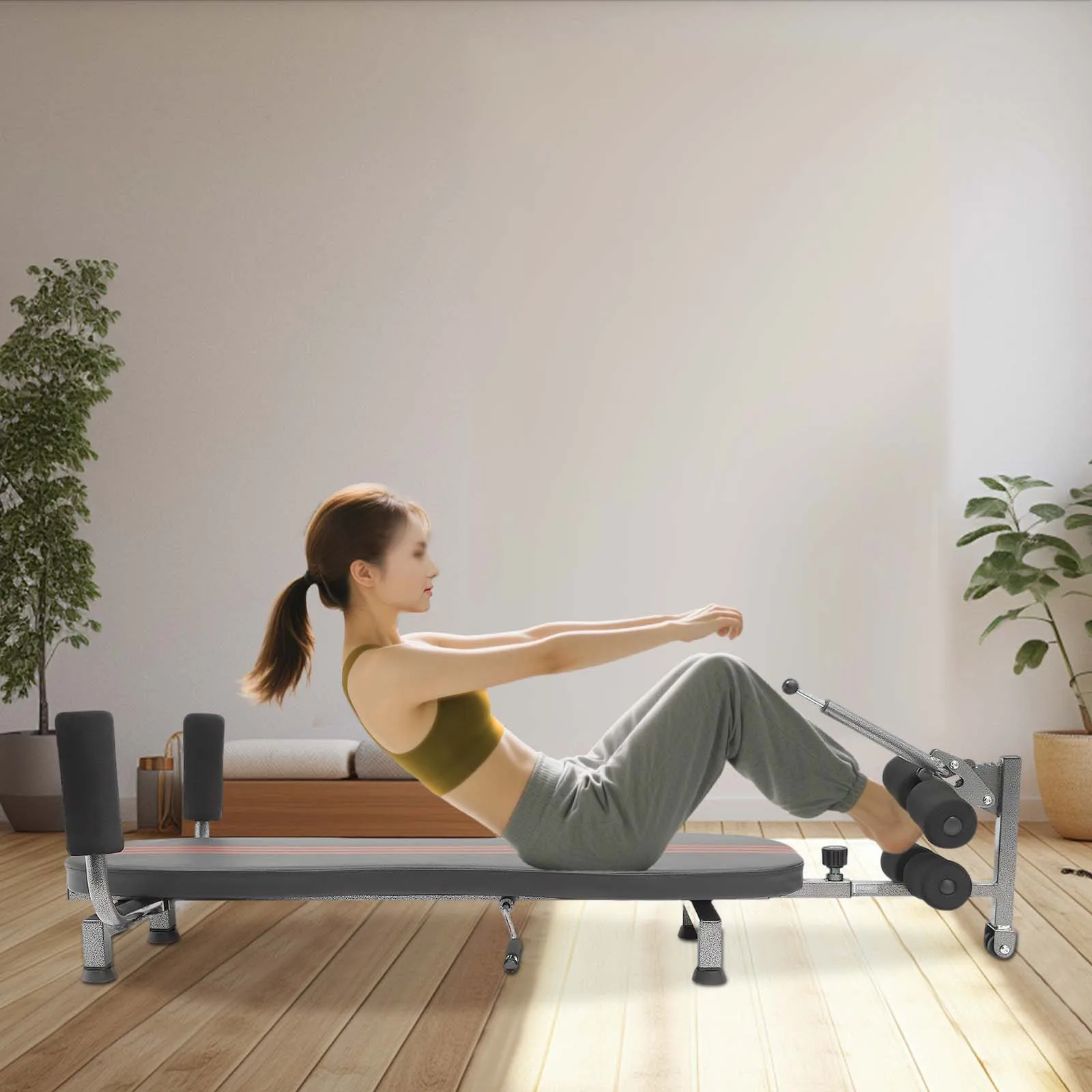 Banco de descompresión con camilla trasera para gimnasio, mesa de inversión, banco de entrenamiento para entrenamiento en casa, alivio del dolor, hasta 330 libras