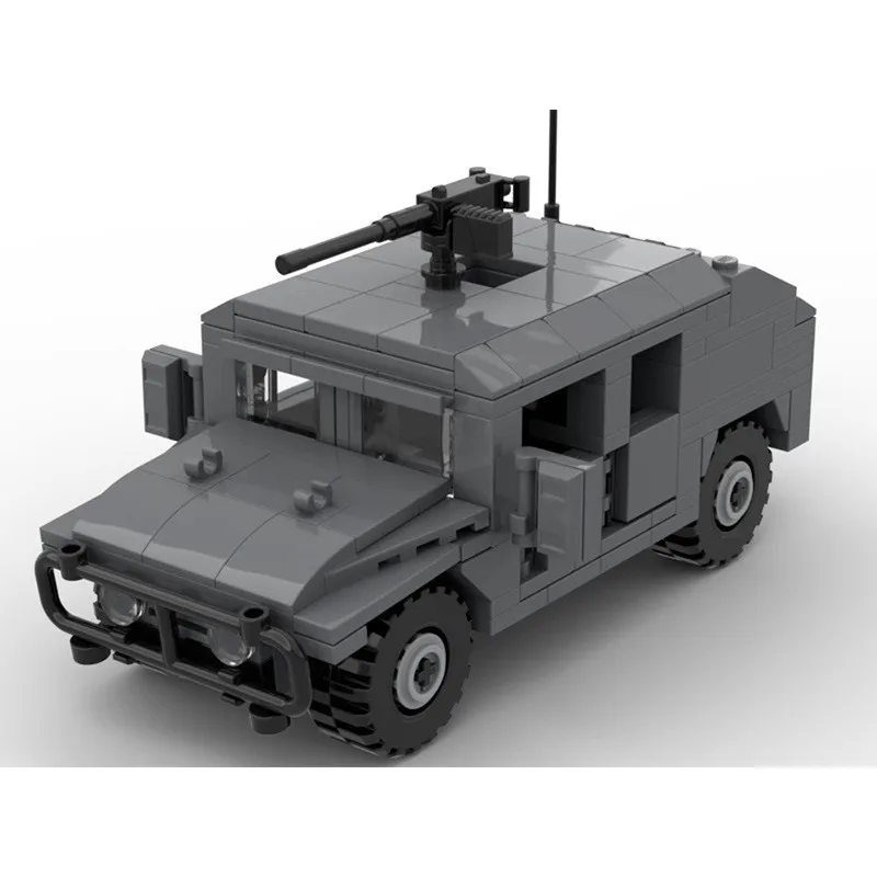 New Hot Building Blocks US Military Hummer Model M1025 Off road Armored Vehicle Kids Assembly Brick Toy for Kids Adults