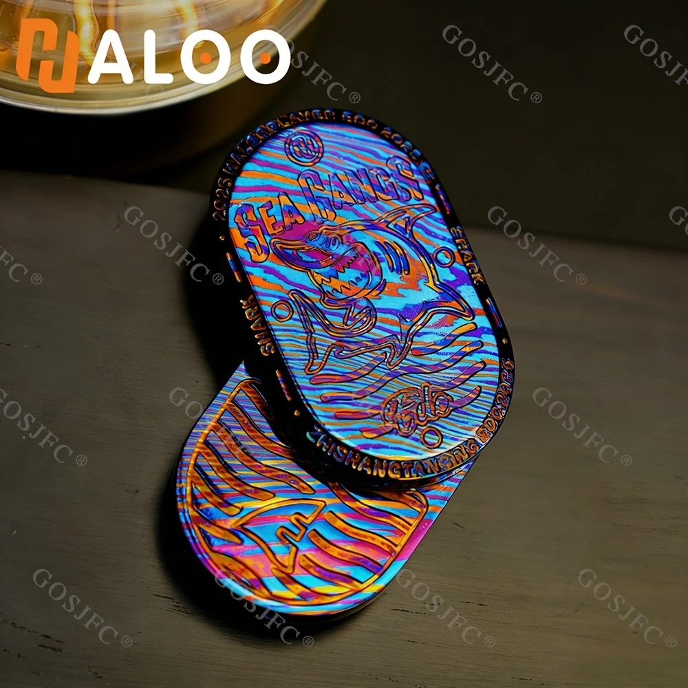 HALOOPLAYER EDC シーシャーク ティマスカス フィジェットスライダー