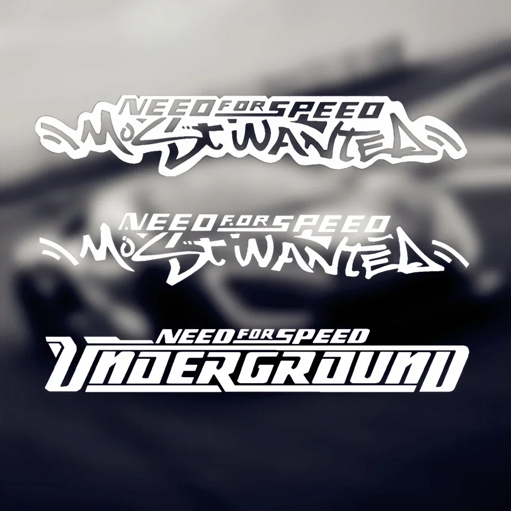 Car Stickers 100cm NFS Need For Speed Most Wanted Underground Racing Game Decals For Doors Window Windshield Auto Tuning Styling