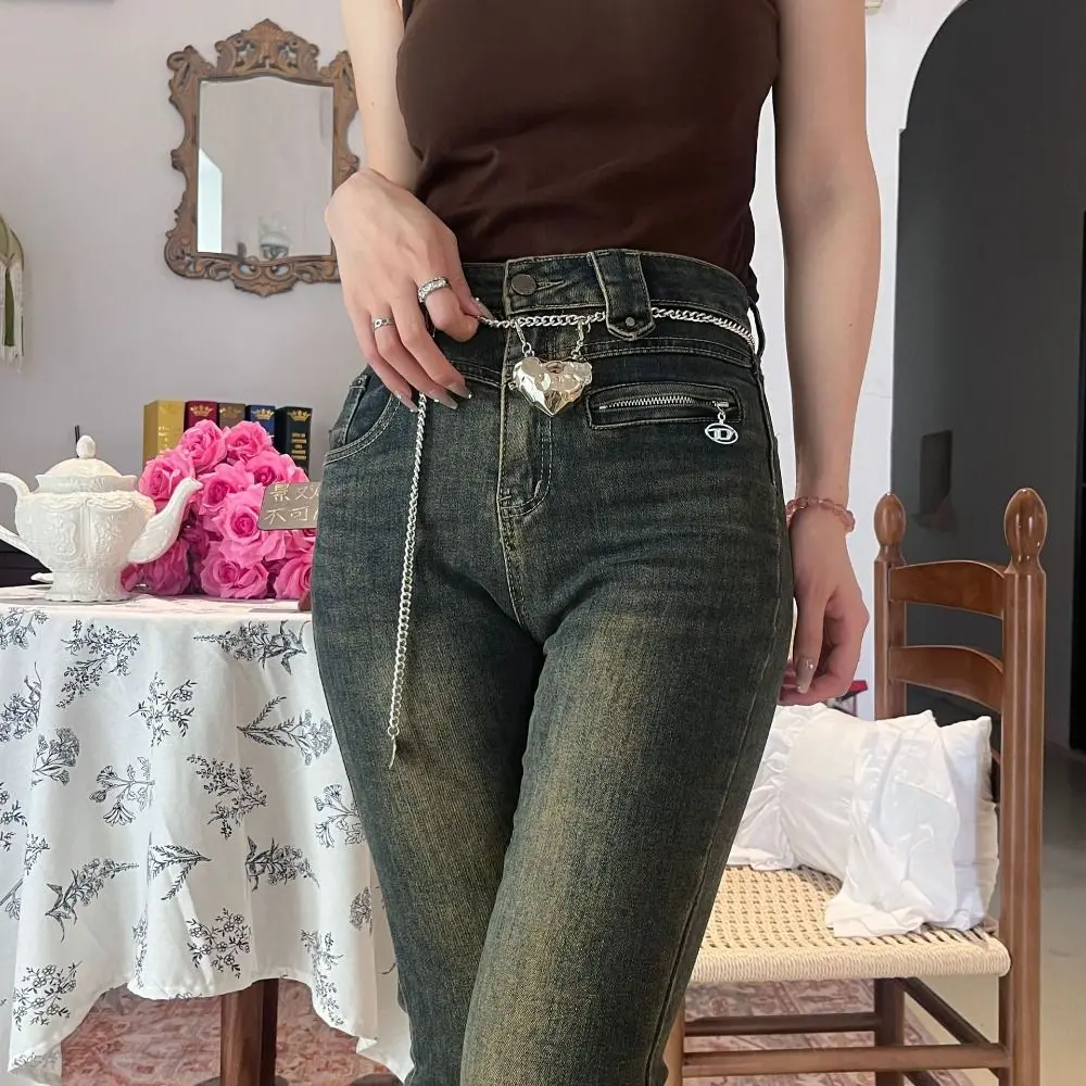 

New Metal Heart Love Bag Mini Vintage Underarm Shouder Bags Crossbody Bags for Women