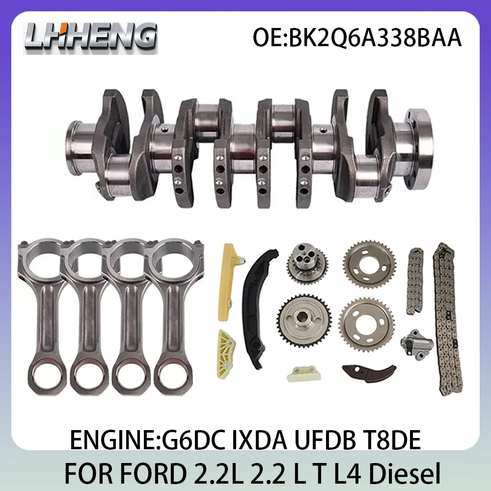 Kit de sincronización de biela del cigüeñal del motor para FORD C-MAX FOCUS GALAXY GRAND KUGA PANGER S-MAX 2.2L 2.2 L T 01-20 BK2Q6333BAA