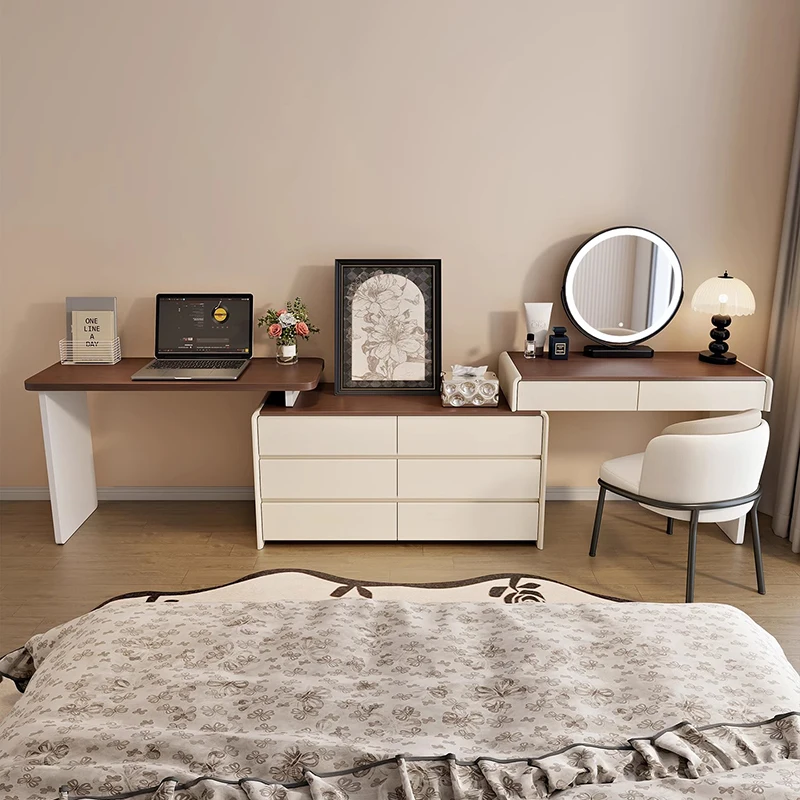 Women Makeup Dressing Table Princess Apartment Desks Near Bed Dressing Table Drawers Comfortable Bedroom Meuble Home Furniture