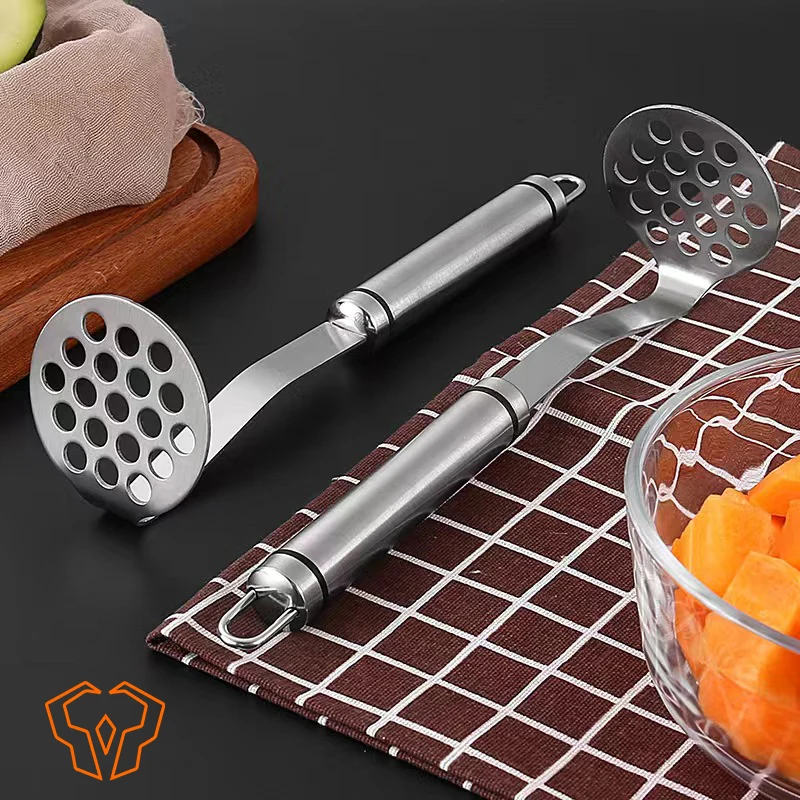 

Stainless Steel Potato Masher Masher Tool Manual Household Use Masher Small Tool kitchen items Home Gadgets garlic press