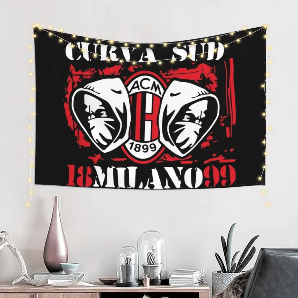 Curva south milano 1899 Tapestry Decorations For Room Bedroom Decor Aesthetics For Room Decor For Bedroom Tapestry