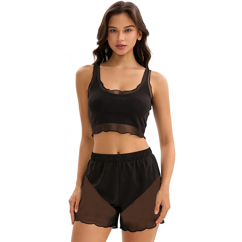 Four Piece Swimsuit Women Sexy Bikini Sets Cover Up Swimwear High Waist Mesh Elasticity Beachwear 2026 New Beach Bathing Suit