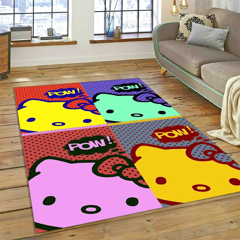 Cartoon 27 Style Melody Melo Kawaii Sanrio Carpet Rug for Bedroom Living Room Home Sofa Decoration,kids Large Decor Floor Mat HD