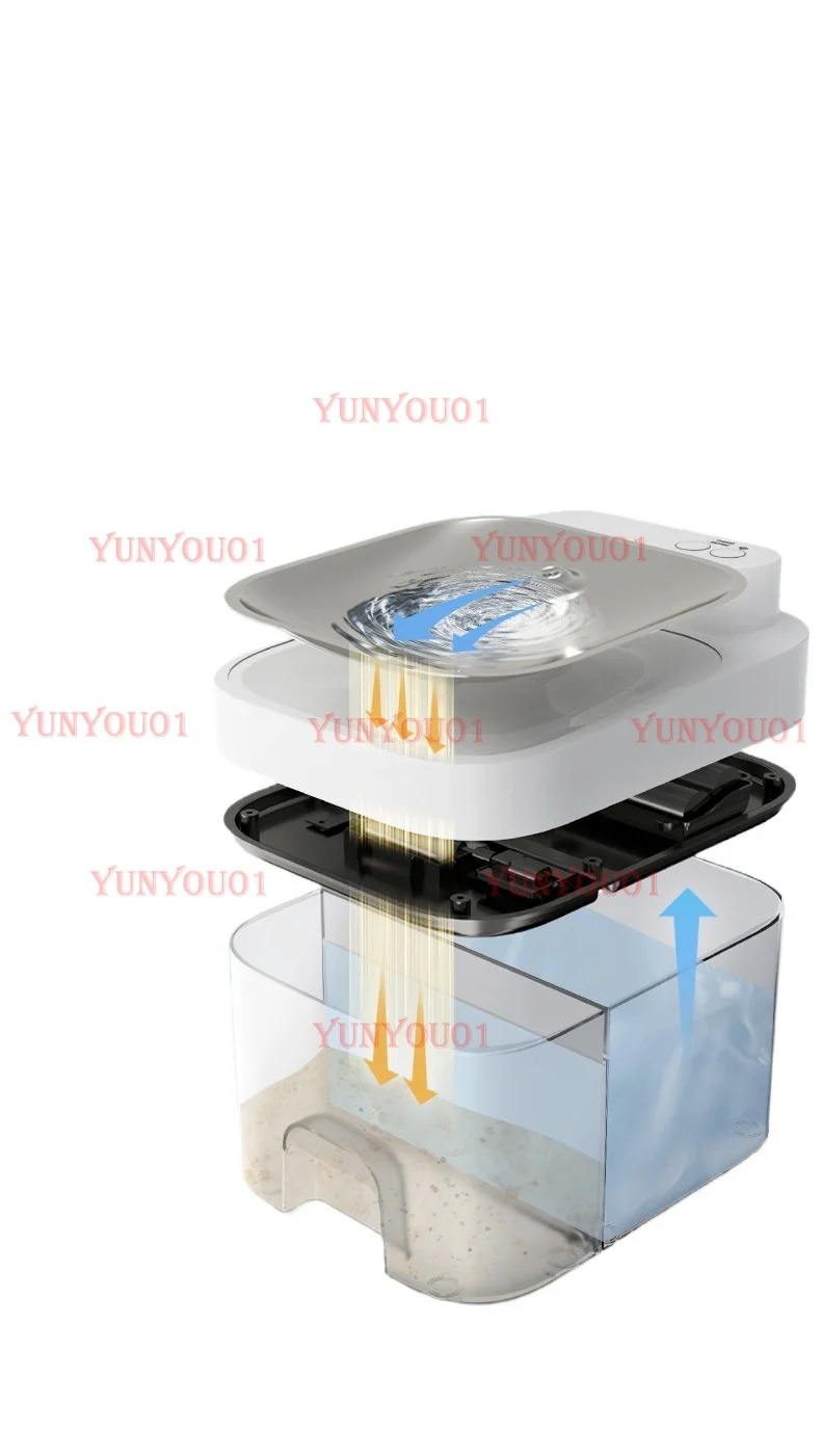 

Automatic Pet Water Dispenser for Cats and Dogs with Ring Water Filter Fresh Clean Drinking Supply