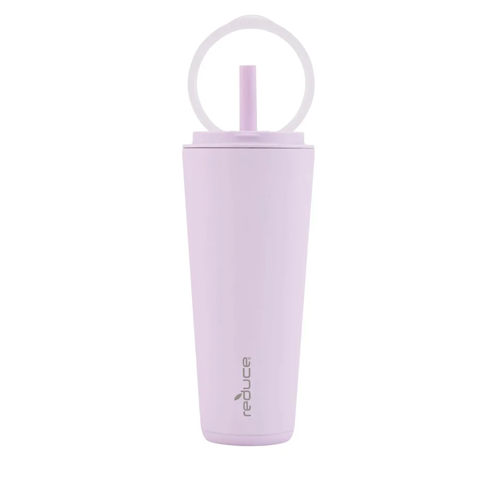 

Halo Tumbler with Spill-Proof Straw & Handle – Lilac, 32 oz