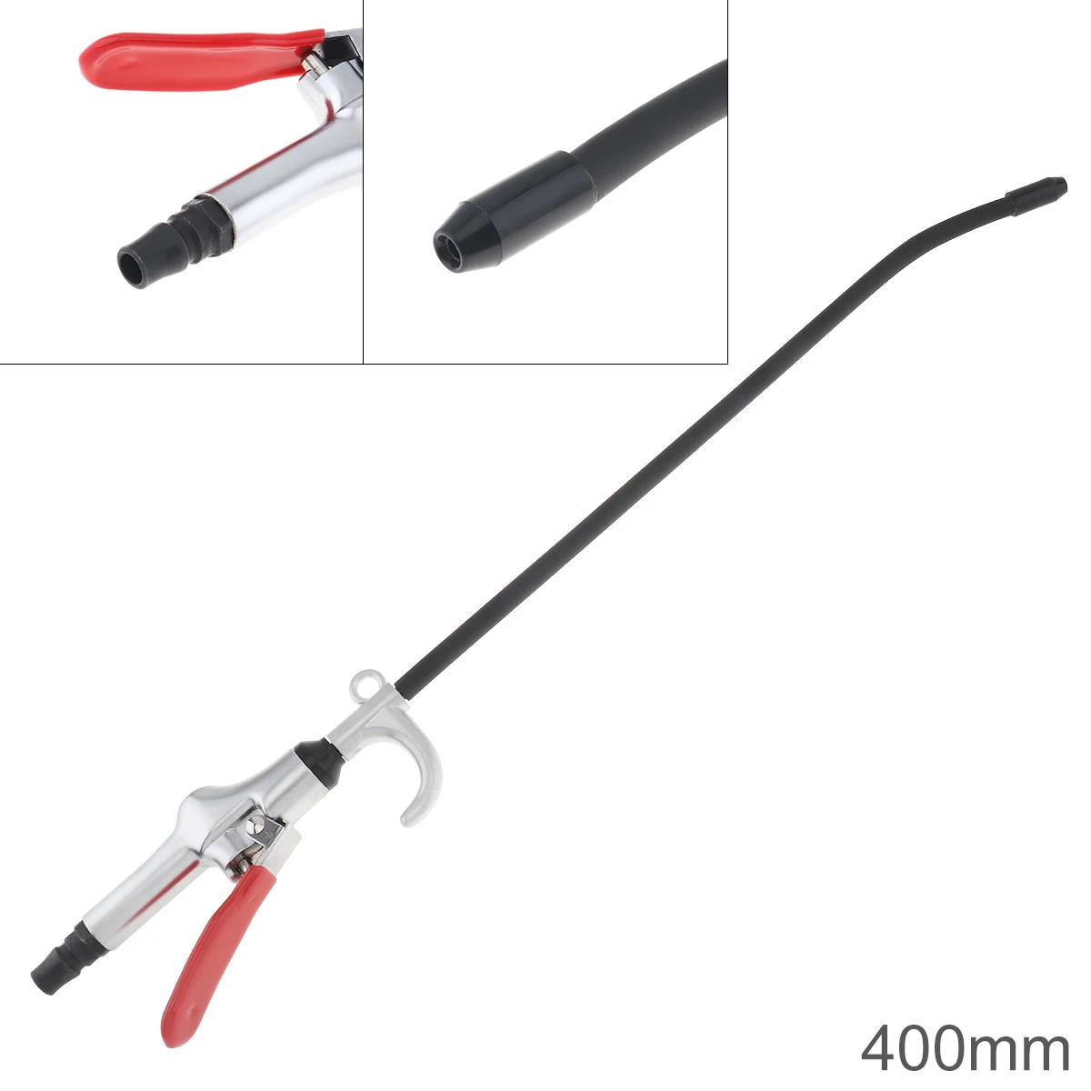 16 Inch/ 20Inch Pneumatic Air Blow Gun Cleaning Duster with Press Type Switch and 400mm/500mm Long Nozzle for Cleaning Dust