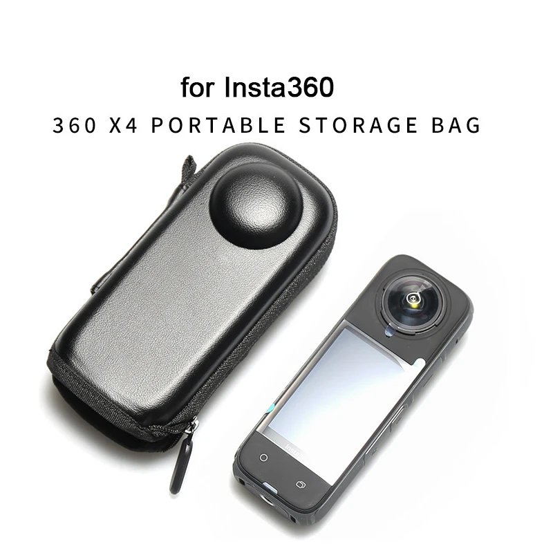 Mini Storage Case for Insta360 ONE X4 Sport Camera Protector Portable Storage Case PU Bag for Insta 360 X4 Accessories