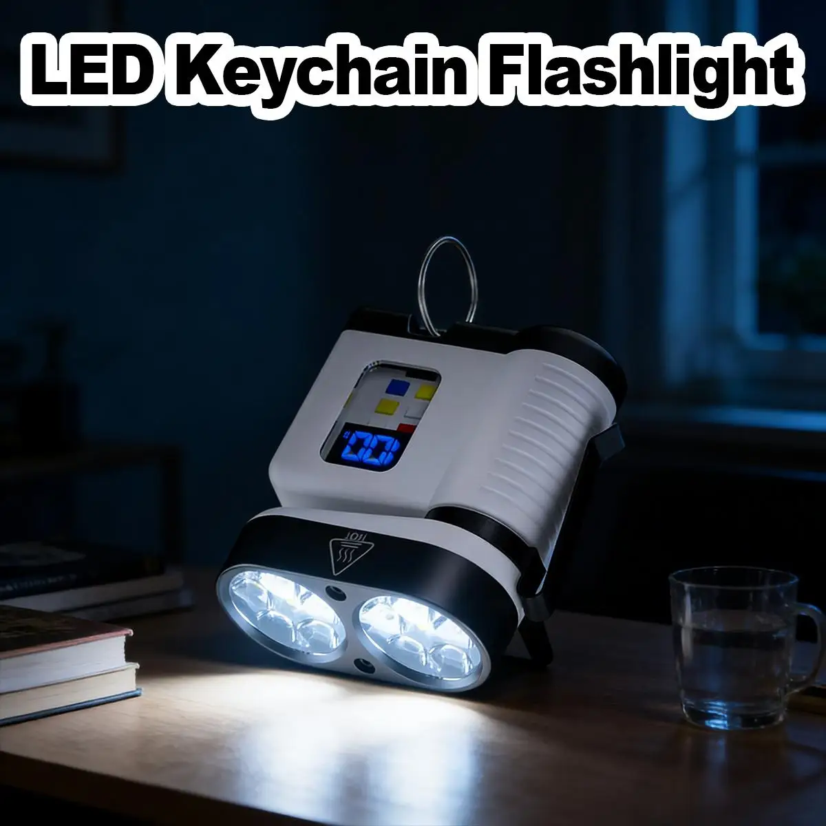 

Мини-фонарь LED COB с цифровым дисплеем, перезаряжаемый, ручной, карманный, для механиков, кемпинга, авто, ремонта