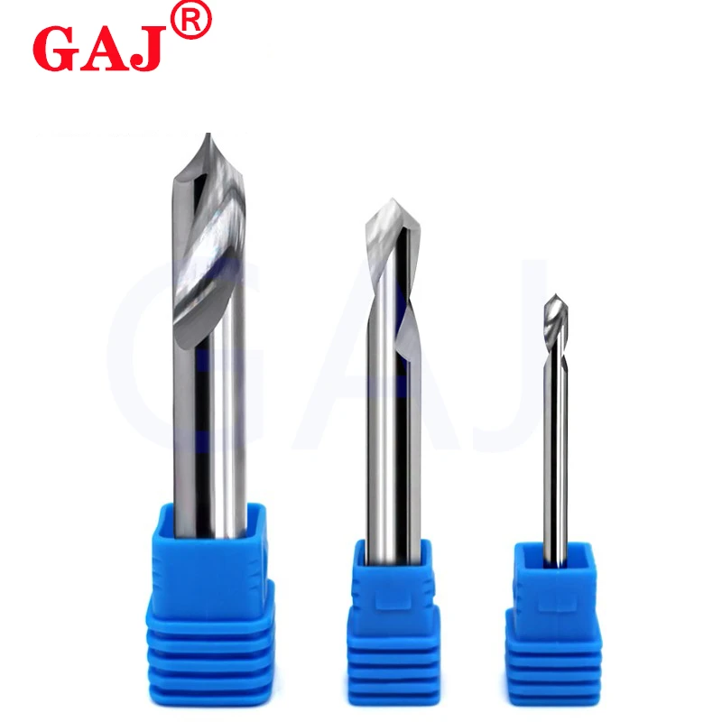 HRC55 NC Spot Drill Carbide Stub Center Bit 60 90 120 Degree 1-20mm Chamfer Location Prepare Guide Pilot Hole CNC Machine Tools