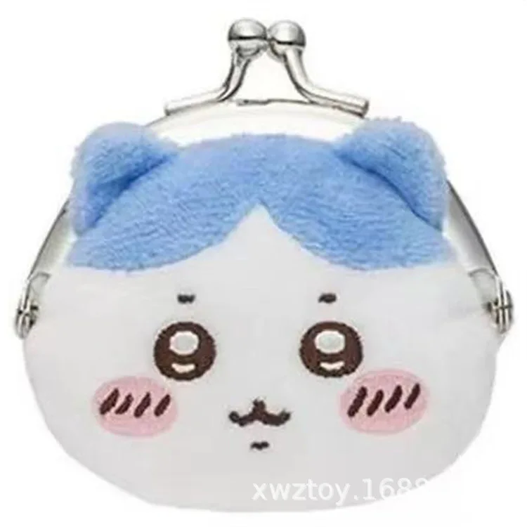 Gapanese Chiikawa Cute Doll Hachiware Usagi Weasel Clip Bag Kawaii Coin Bag Change Storage Bag Decoration Birthday Gift