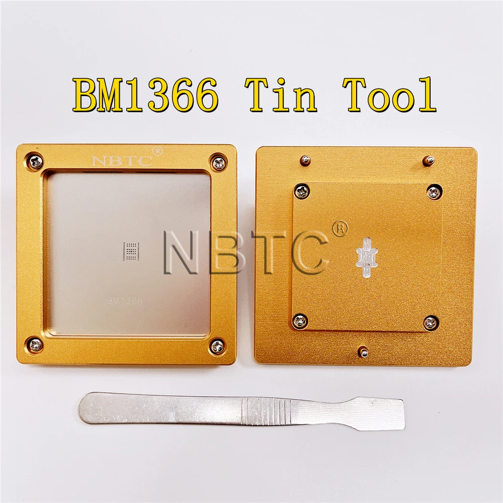 

Stencil for BM1366 BM1366AL BM1366AG Tin tool ASIC chip for Antminer S19 XP & S19 XP Hydro Plant tin station Tin tools