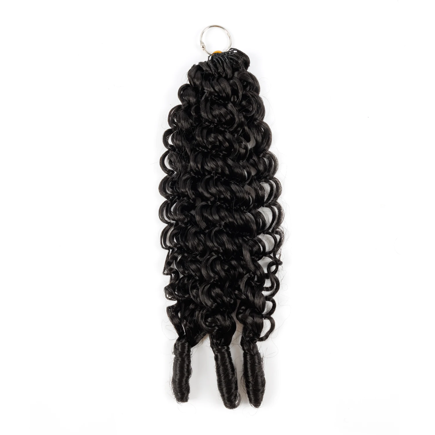 New Sales Cheap Crochet Blend Hair Extension Crochet Burmese Curly Can Be Bleached Soft And Knotless 30 Strands/50g