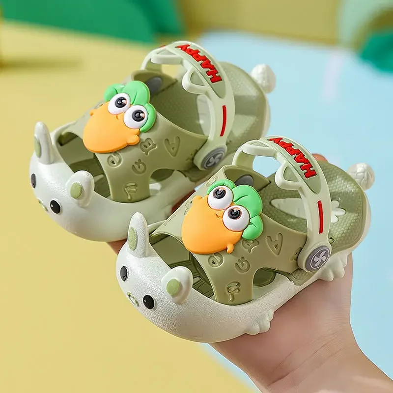 Sandalias Child Cartoon Sandals Boy Girl Summer New Soft EVA Non-slip Kid Shoe Indoor Breathable Slippers Casual Beach Shoe サンダル