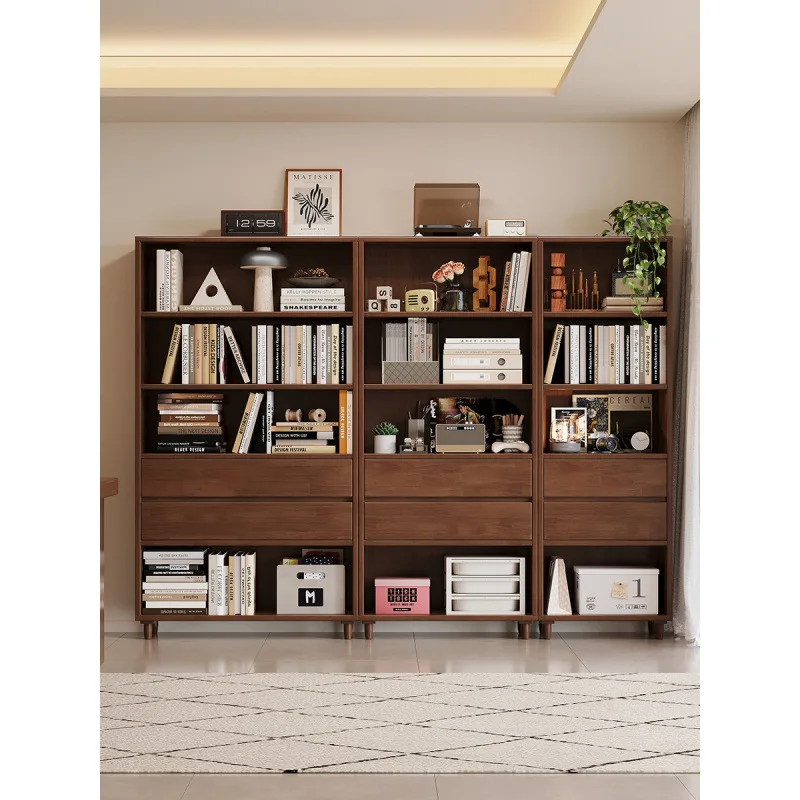 Modern simplicity, household bookcase, solid wood bookshelf