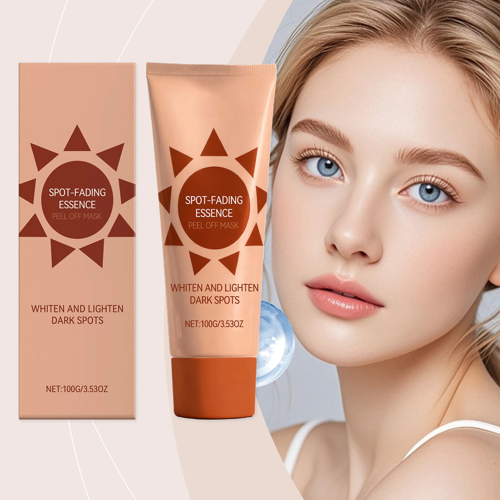 100 جرام من قناع تقشير خلاصات البقع، قناع وجه لإزالة البقع الداكنة، قناع تقشير لتبييض البشرة والعيوب #1