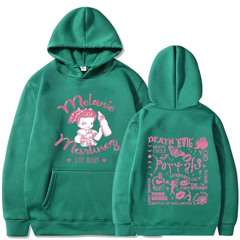 Melanie Martinez Cry Baby Hoodie for Men Vintage Hoodies Streetwear Y2k Pullovers Graphic Sweatshirts Fleece Streetwear Clothes