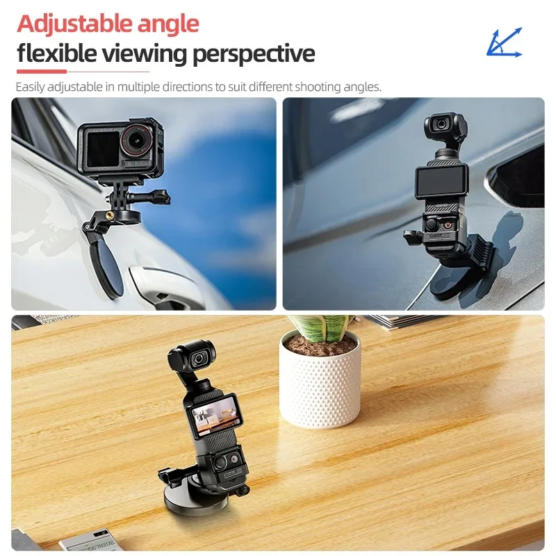 For DJI Pocket 3/Action 3/4/5Pro Insta360 X4/3 GoPro 13 12 11 Camera Magnetic Expansion Bracket Extension Mount Holder Accessory