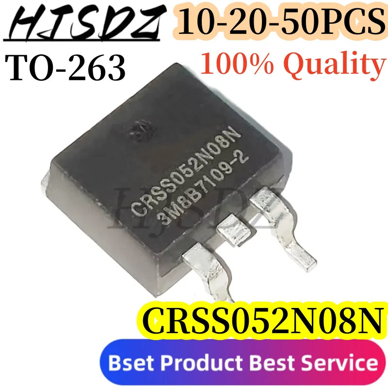 10-20-50PCS/LOT CRSS052N08N 052N08N 85V 120A TO-263 MOS FET desmontaje Original