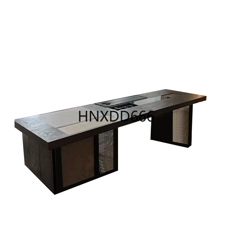 

New Chinese solid wood tea table simple tea table