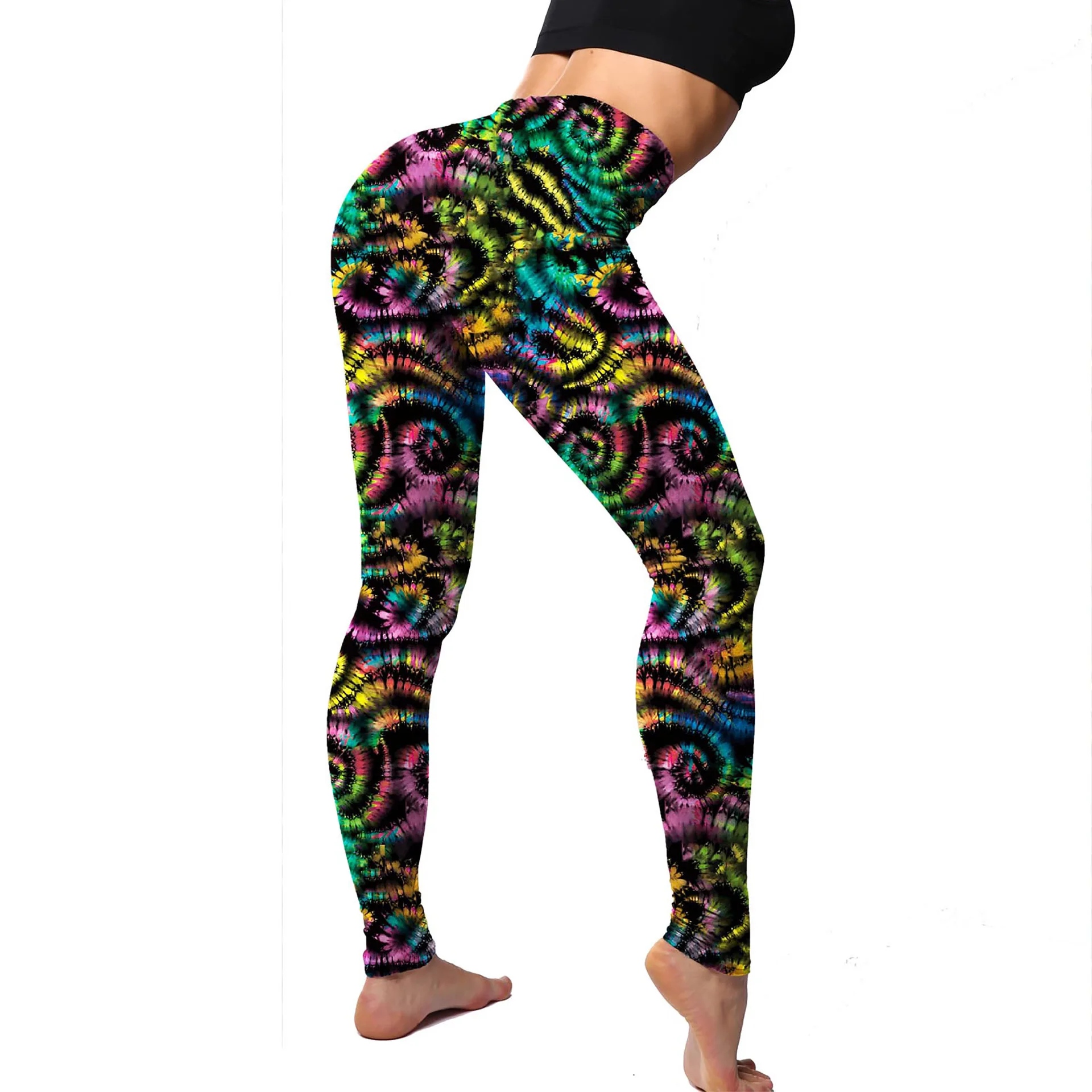Abstract Line Digital Printed Basics Pants, Summer Fashion Pattern, Tight-Fit Shorts.