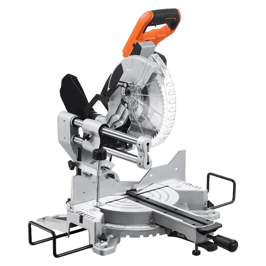 

Sliding Compound Miter Saw 10In Blade 15 Amp Motor Corded Double Bevel 60Tooth