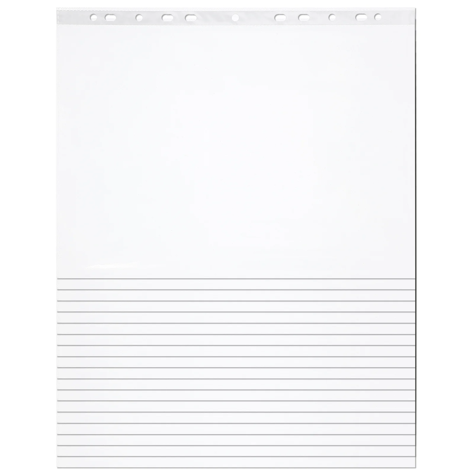 

100Pcs Transparent Document Folders Wear-Resistant PP Material Smooth Edges Convenient File Protectors File Protectors