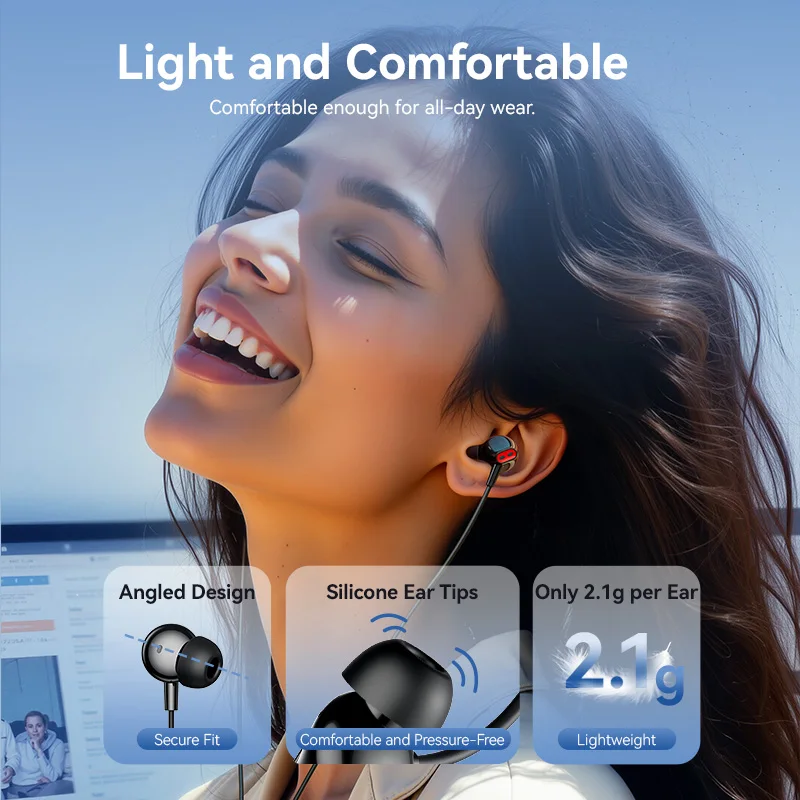 Vention USB Type C Headphones HiFi Bass Stereo Volume Control Mic 3.5mm Dolby Sound Wired Earbuds for Samsung S25 iPhone 16 15