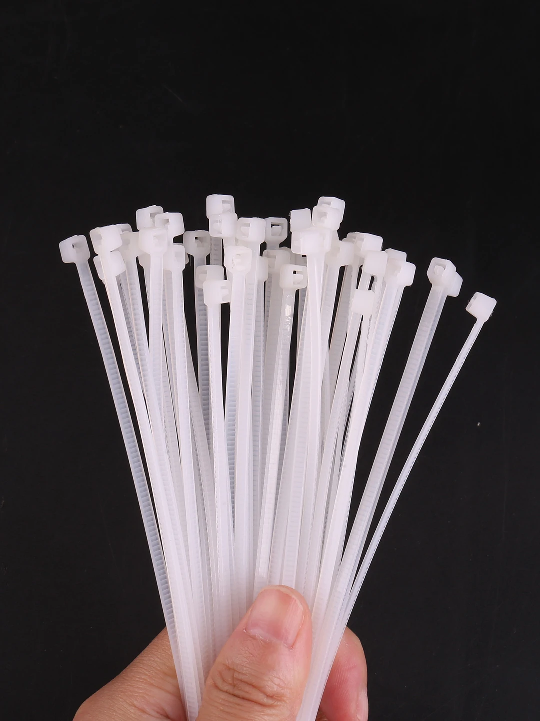 50 Pcs Self-locking Plastic Nylon Cable Tie 5x300 Cable Tie Fastening Ring 3x120 4x200 Industrial Cable Tie Cable Tie Set