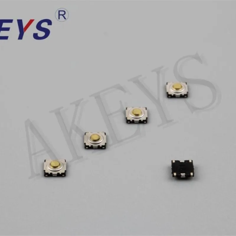 10PCS TS-C009 4*4*1.5  Ultra thin square waterproof tact switch SMD/SMT copper top mini switch