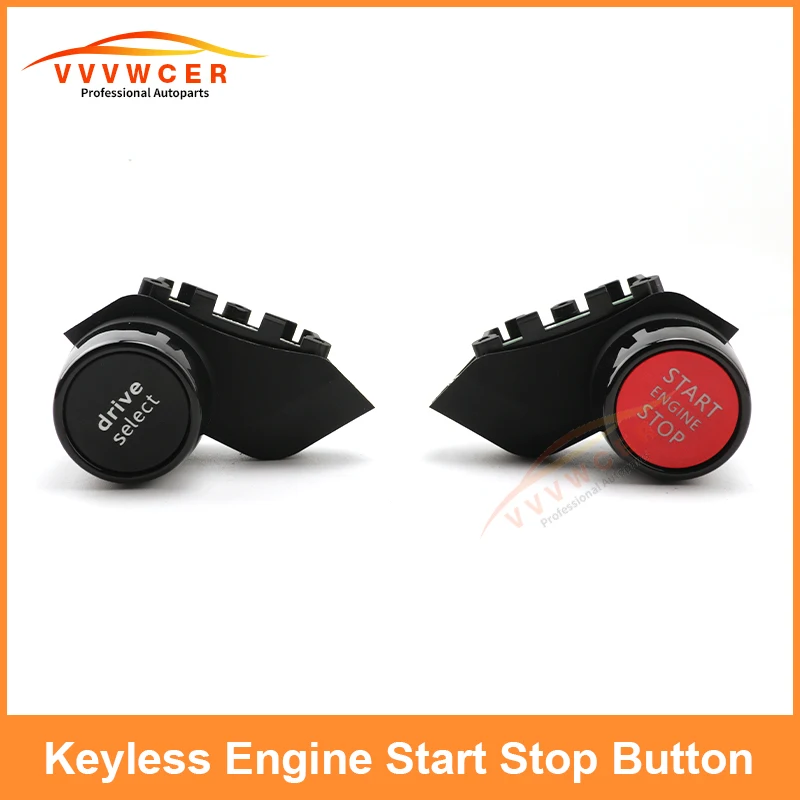 Car Engine Start Stop Drive Select Button Steering Wheel Retrofit Button for Audi A3 A4 S4 A5 S5 A6 S6 A7 A8 Q3 Q5 Black