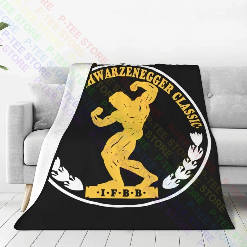 Arnold Schwarzenegger Flex 90S Ifbb Bodybuilding 01 Blanket Fashion Plus Velvet Bedding Supply