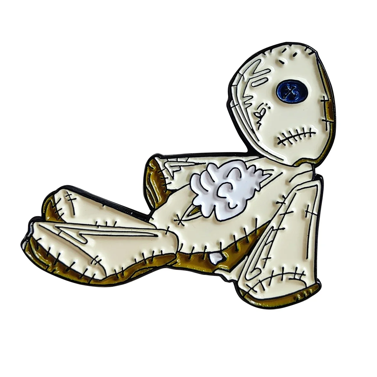 أزياء الفرقة روك كورن دبابيس شارات معدنية دبابيس سترات مزخرفة بالمينا دبابيس مجوهرات اكسسوارات #5