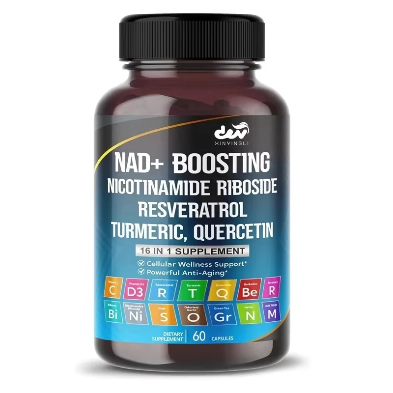 

NAD+promotes trans resveratrol,turmeric,quercetin,rosemary,cranberry,sage,green tea,cowpea, nettle, milk, thistle, black pepper